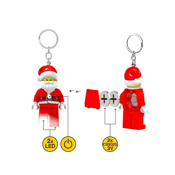 LEGO LED Lite Santa Keychain NEW!! - Picture 8 of 9